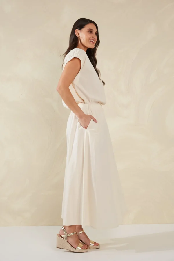 Haven Adelfia Maxi Skirt - Cannoli Clearance
