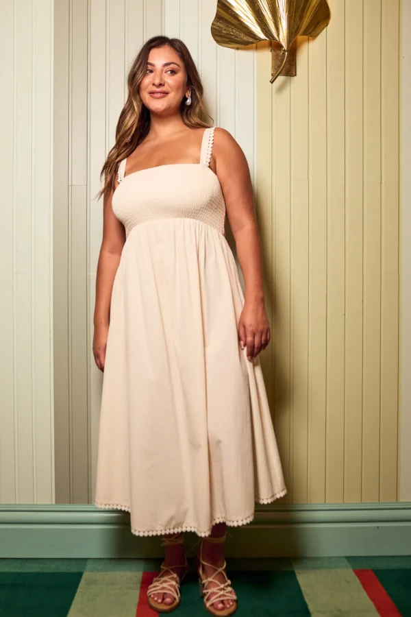 Haven Adelfia Shirred Dress - Cannoli Online
