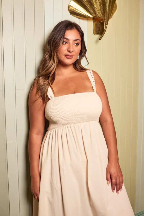 Haven Adelfia Shirred Dress - Cannoli Online