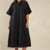 Haven Adelfia Shirt Dress - Domino Sale
