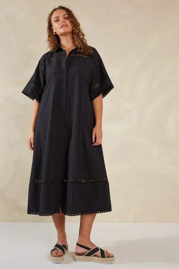 Haven Adelfia Shirt Dress - Domino Sale