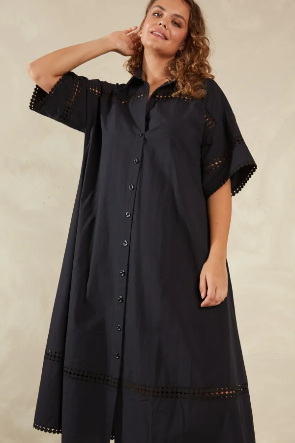 Haven Adelfia Shirt Dress - Domino Sale