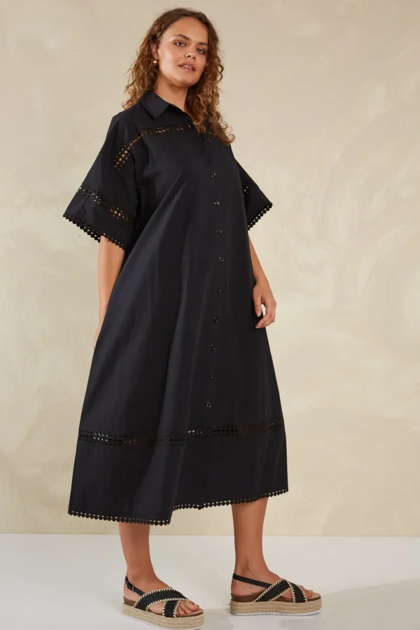 Haven Adelfia Shirt Dress - Domino Sale