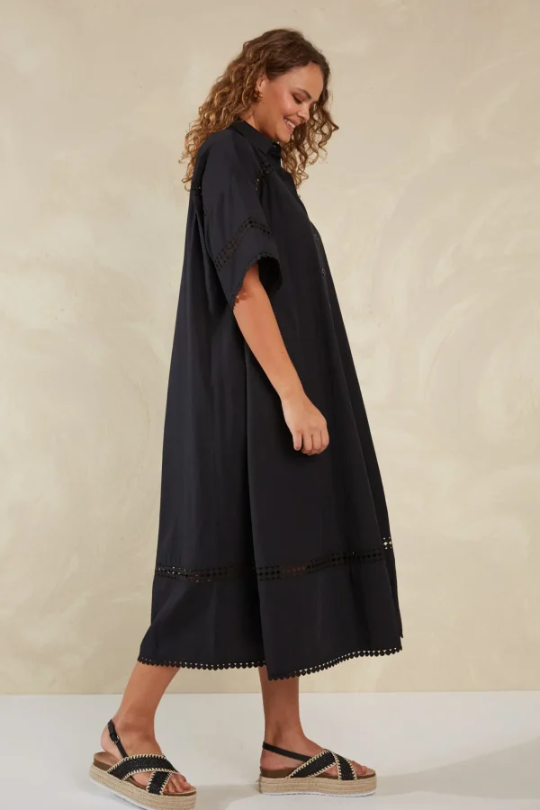Haven Adelfia Shirt Dress - Domino Sale