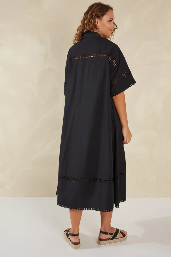 Haven Adelfia Shirt Dress - Domino Sale