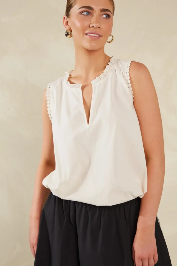 Haven Adelfia Tie Top - Cannoli Hot