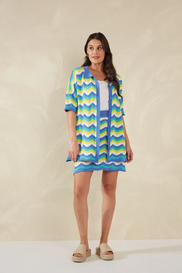 Haven Amalfi Knit Shirt - Gelato Clearance