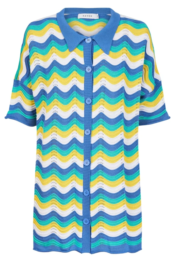 Haven Amalfi Knit Shirt - Gelato Clearance