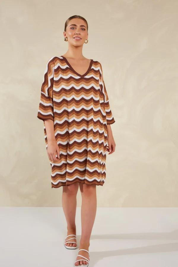 Haven Amalfi Relaxed Dress - Tiramisu Sale