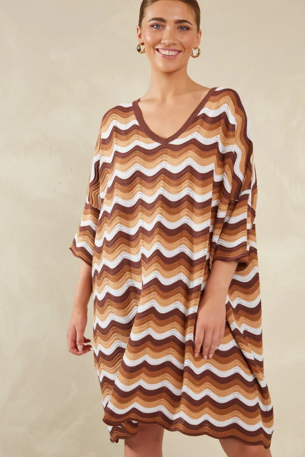Haven Amalfi Relaxed Dress - Tiramisu Sale