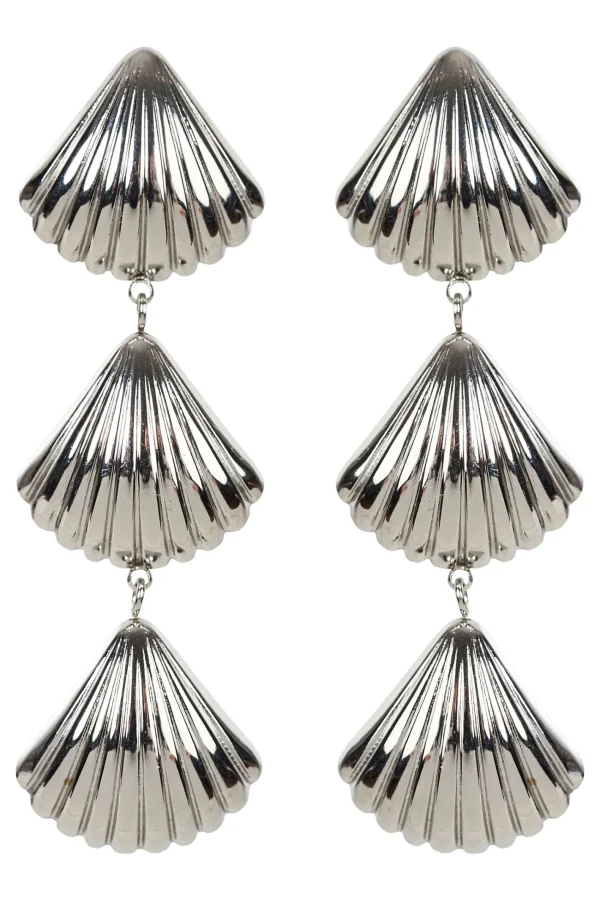 Haven Andora Earring - Seashell Silver Clearance
