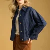 Haven Austin Denim Crop Jacket - Indigo Sale