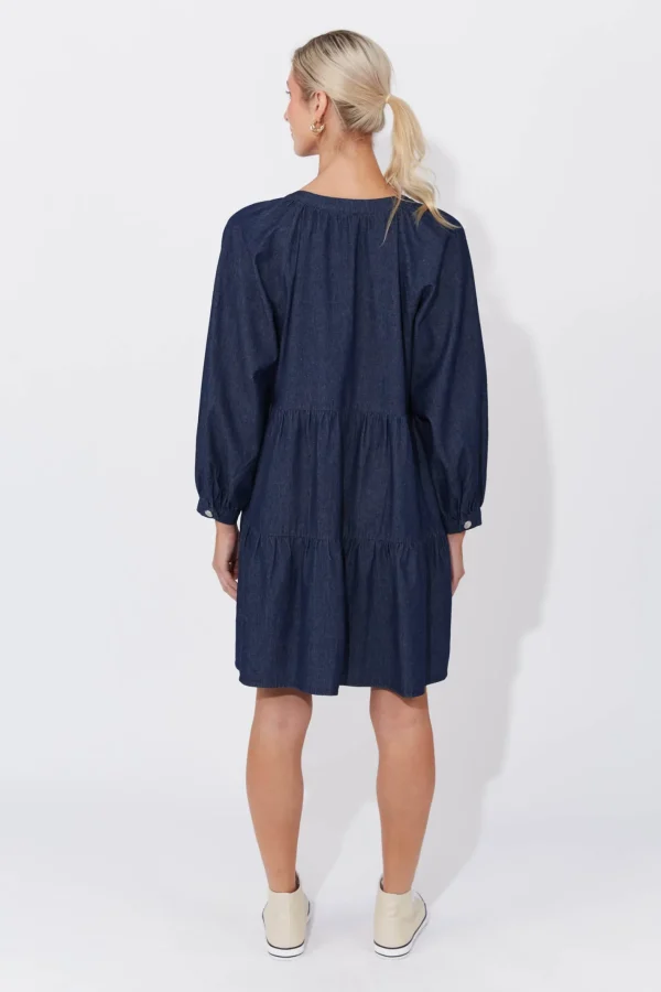 Haven Austin Denim Dress - Indigo Online