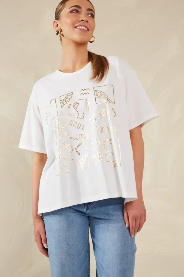 Haven Bari Tshirt - Bianco Hot