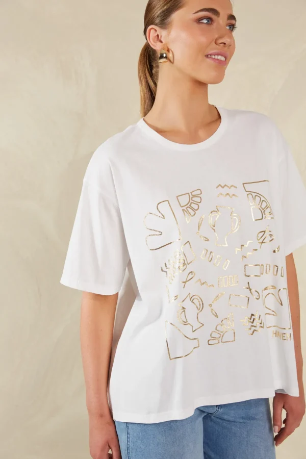 Haven Bari Tshirt - Bianco Hot