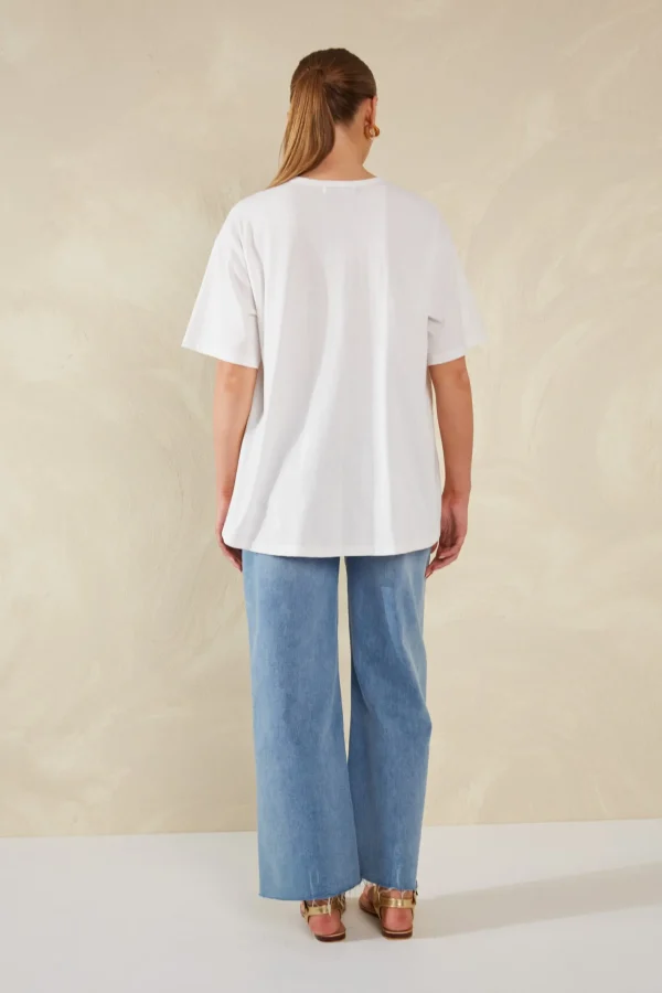 Haven Bari Tshirt - Bianco Hot
