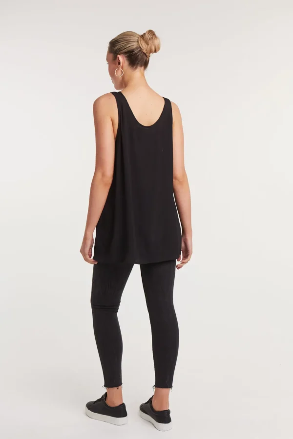 Haven Basic Tank - Ebony Black Best