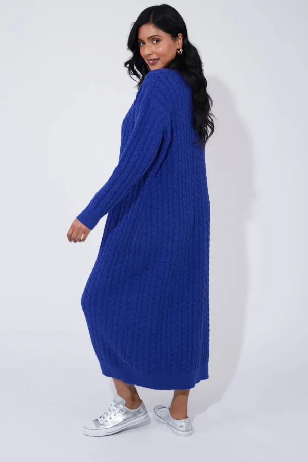 Haven Cadiz Knit Dress - Cobalt Outlet