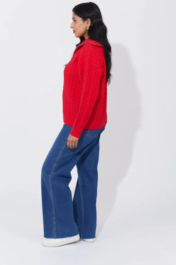 Haven Cadiz Zip Jumper - Chilli New