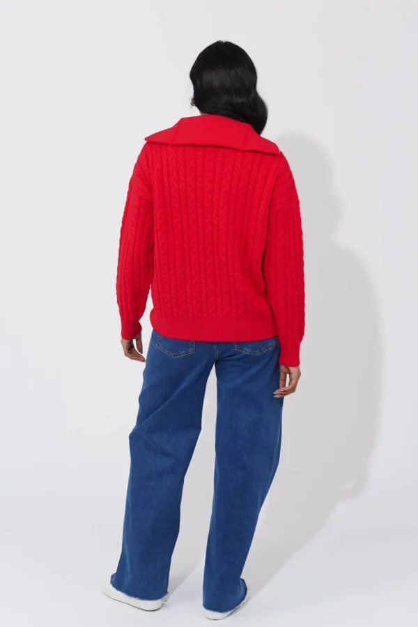 Haven Cadiz Zip Jumper - Chilli New
