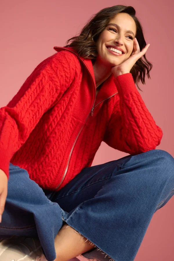Haven Cadiz Zip Jumper - Chilli New