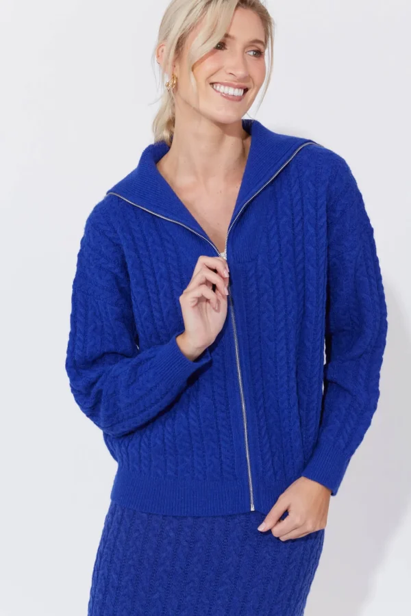 Haven Cadiz Zip Jumper - Cobalt Best