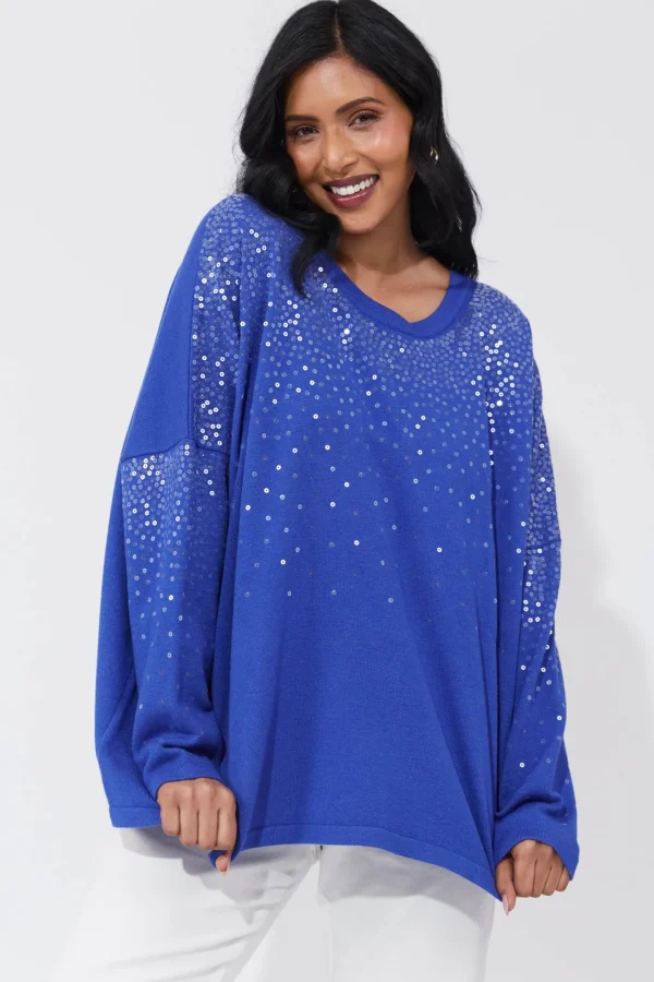 Haven Cancun Jumper - Cobalt Discount