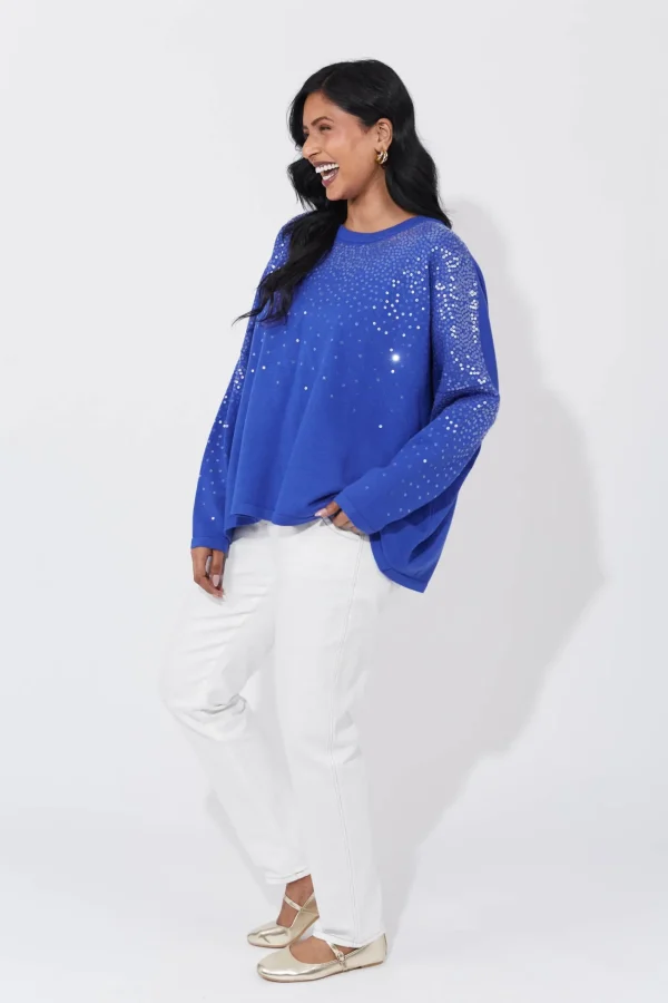 Haven Cancun Jumper - Cobalt Discount