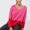 Haven Casablanca Block Knit - Chilli/Pink Best