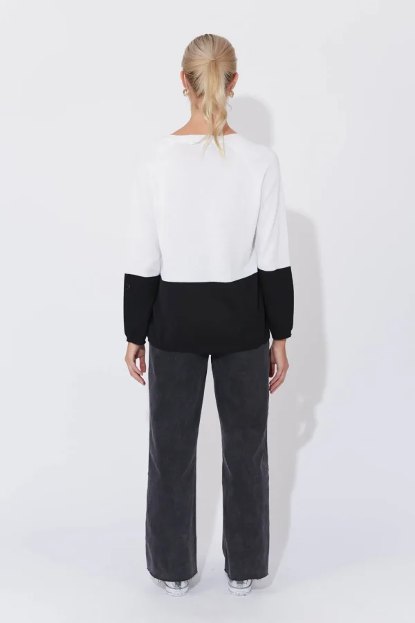 Haven Casablanca Block Knit - White/Kohl New