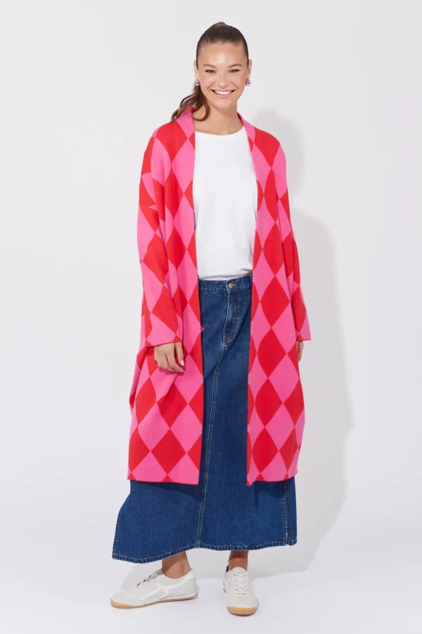 Haven Casablanca Cardigan - Chilli/Pink Hot