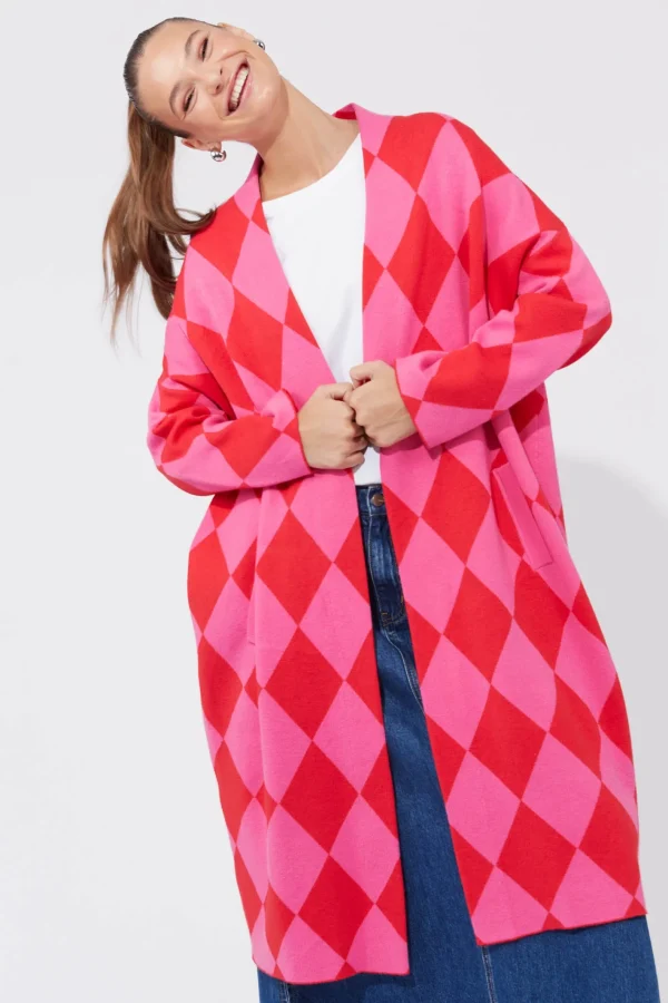 Haven Casablanca Cardigan - Chilli/Pink Hot
