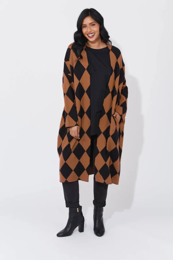 Haven Casablanca Cardigan - Kohl/Dune Clearance