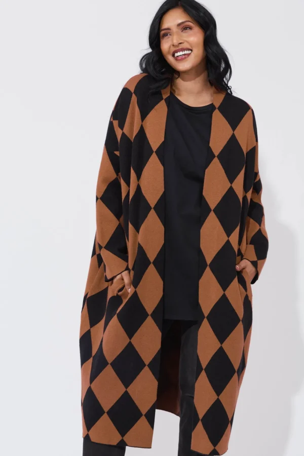 Haven Casablanca Cardigan - Kohl/Dune Clearance