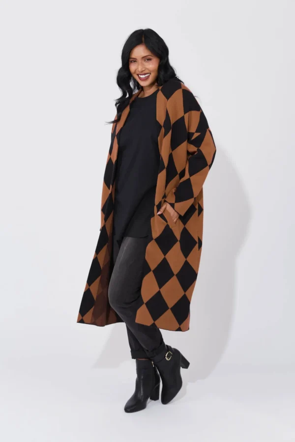 Haven Casablanca Cardigan - Kohl/Dune Clearance