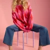 Haven Casablanca Lurex Jumper - Chilli/Pink Clearance