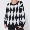 Haven Casablanca Lurex Jumper - White/Kohl Outlet