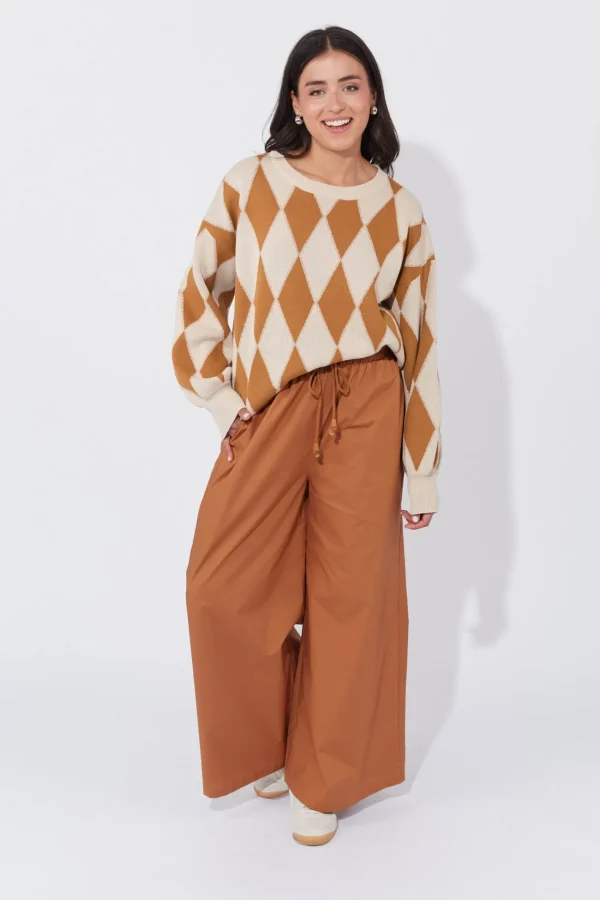 Haven Casablanca Lurex Jumper - Sand/Dune New