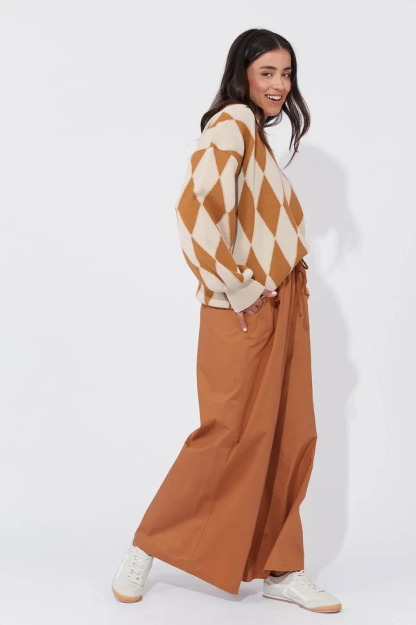 Haven Casablanca Lurex Jumper - Sand/Dune New