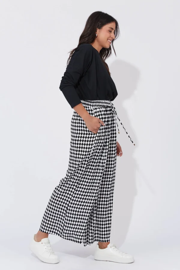 Haven Casablanca Pant - White/Kohl New