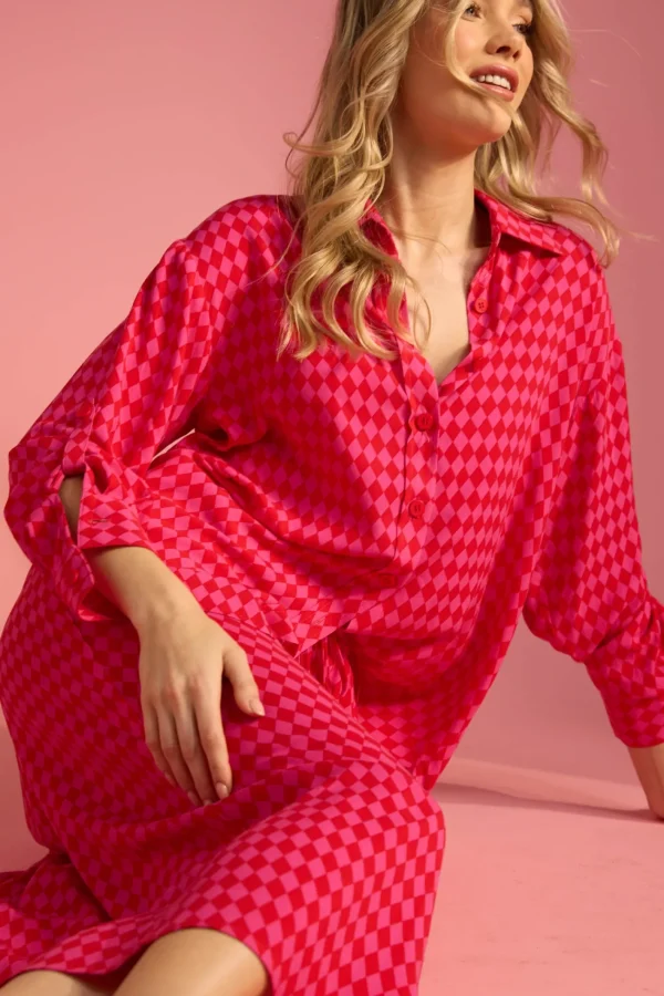 Haven Casablanca Shirt - Chilli/Pink Online
