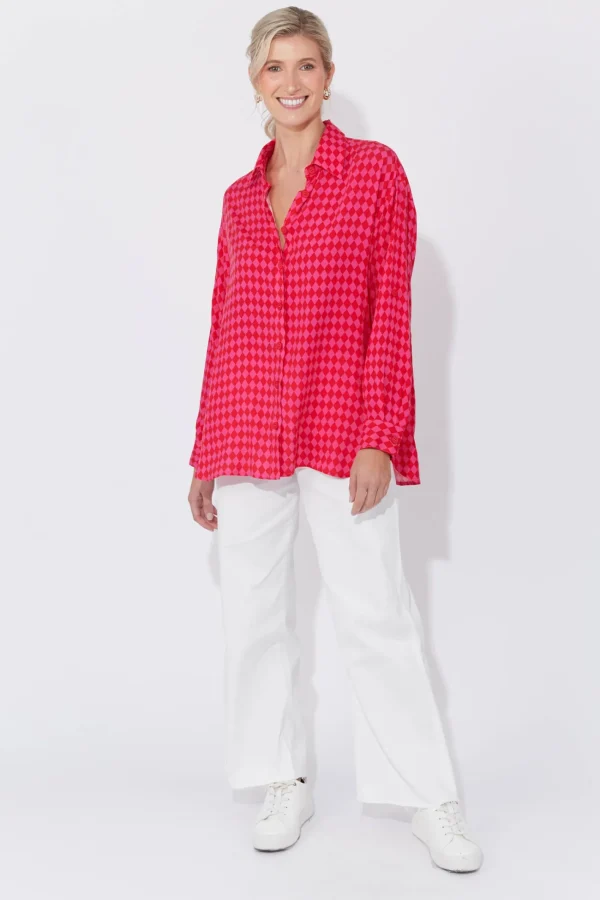 Haven Casablanca Shirt - Chilli/Pink Online