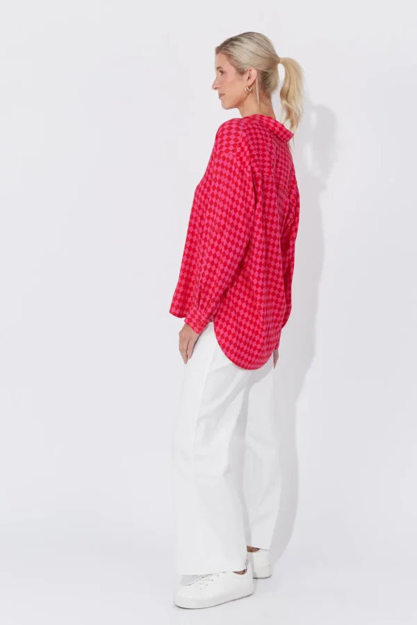 Haven Casablanca Shirt - Chilli/Pink Online
