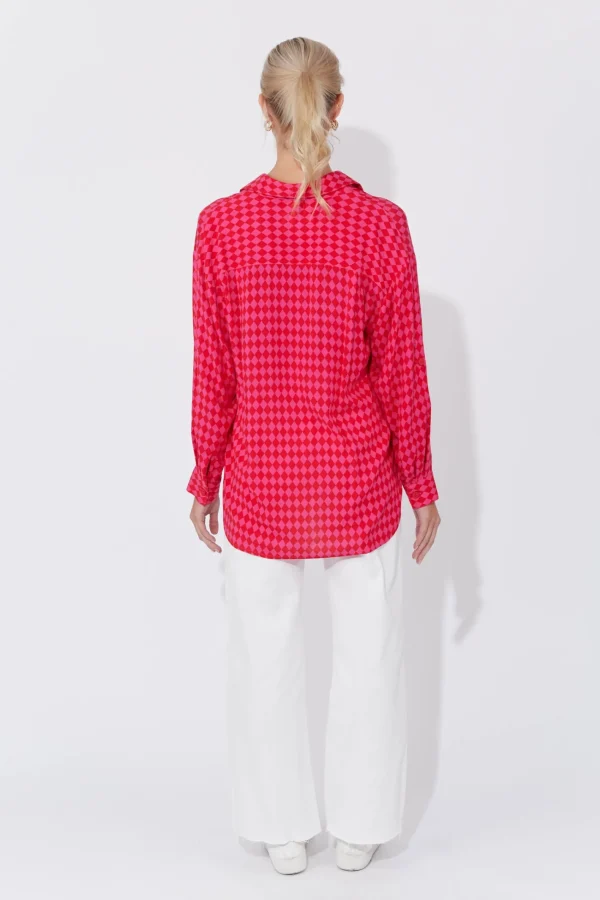 Haven Casablanca Shirt - Chilli/Pink Online