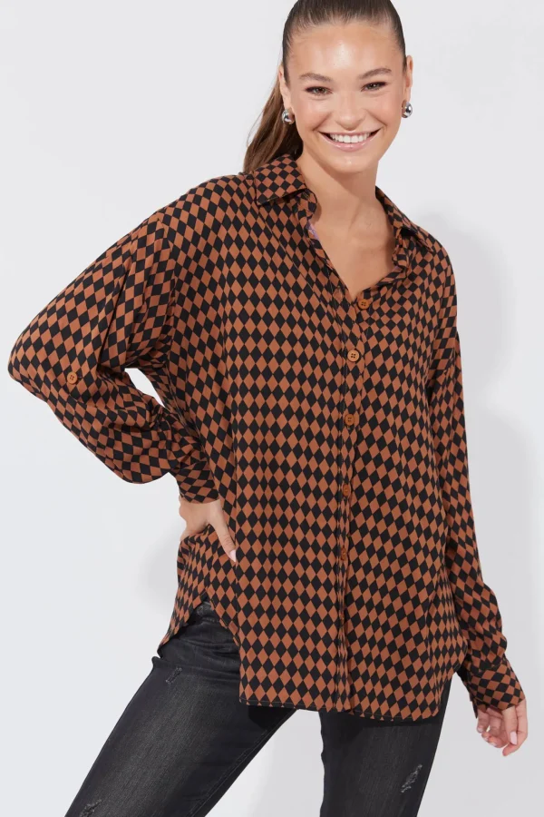 Haven Casablanca Shirt - Kohl/Dune Online