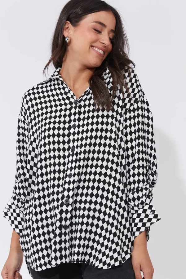 Haven Casablanca Shirt - White/Kohl Discount