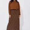 Haven Casablanca Skirt - Kohl/Dune Outlet