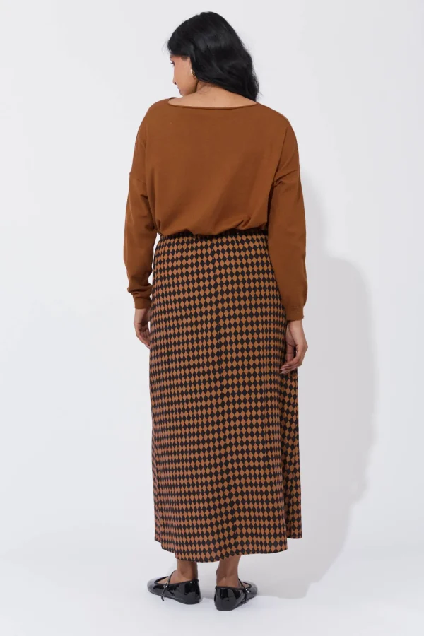 Haven Casablanca Skirt - Kohl/Dune Outlet