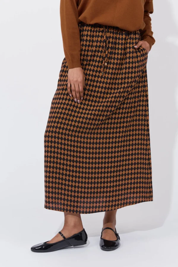 Haven Casablanca Skirt - Kohl/Dune Outlet