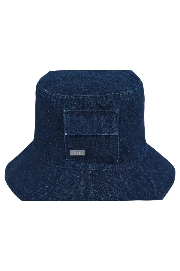 Haven Cayman Bucket Hat - Dark Denim Clearance